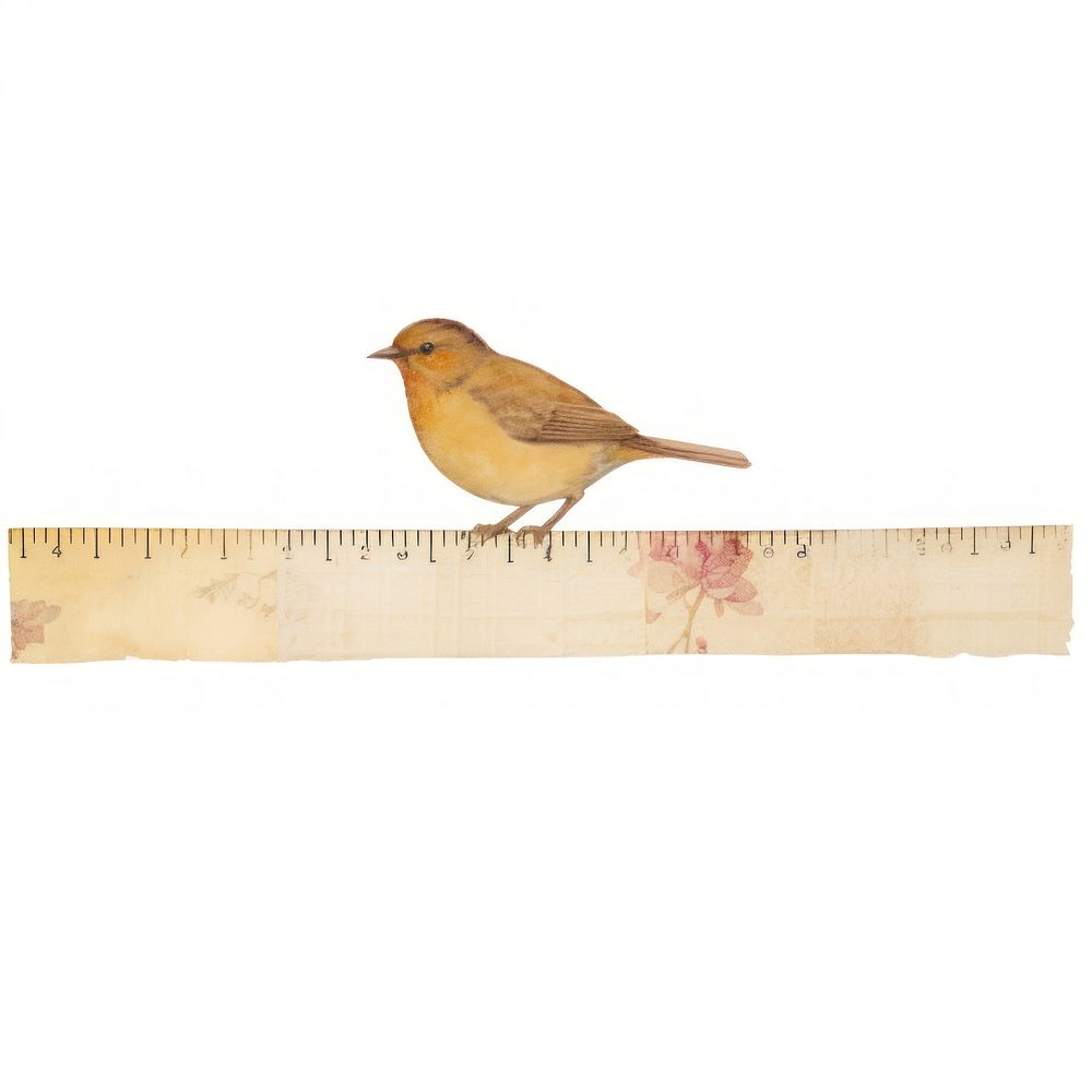 Bird animal canary white background.