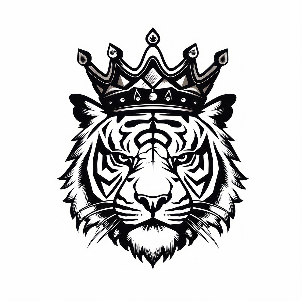 Crown on tiger logo accessories accessory.