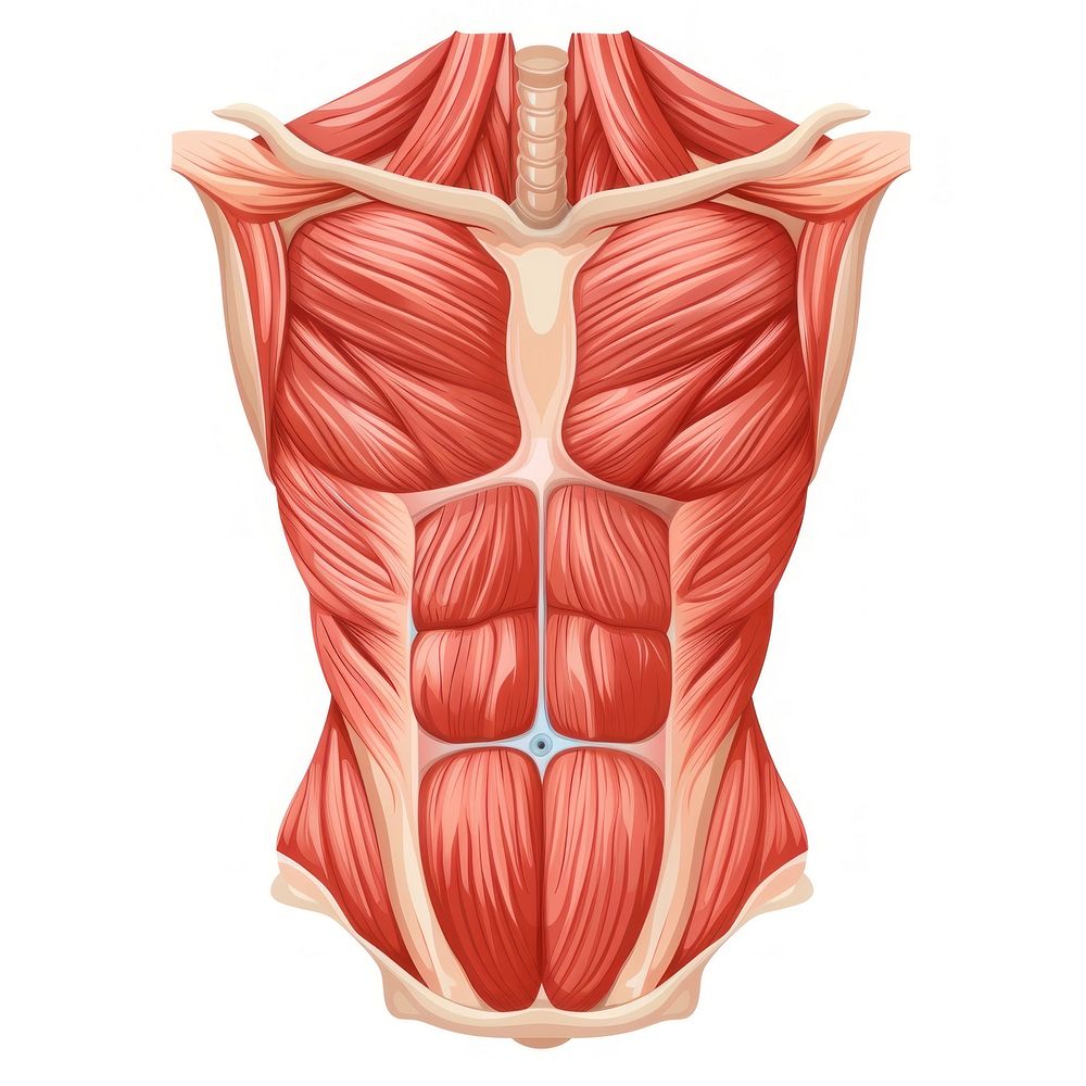 Anterior abdominal muscle icon human person symbol.