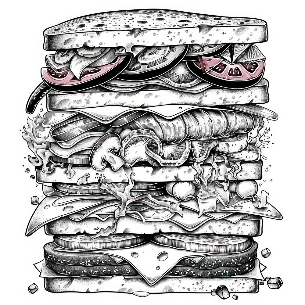 Sandwich illustrated publication furniture.