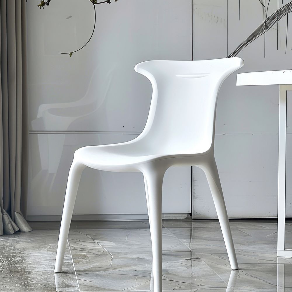 Chair furniture white flooring.
