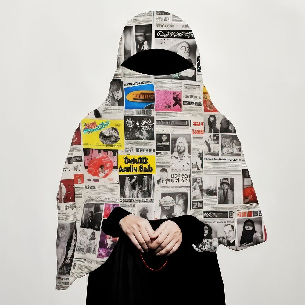 Pop muslim traditional art collage represent of muslim culture sweatshirt clothing knitwear.