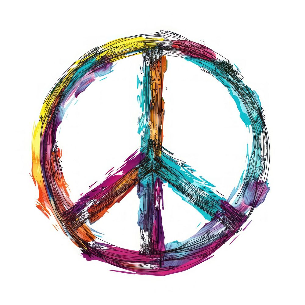 Peace logo clothing apparel hardhat.