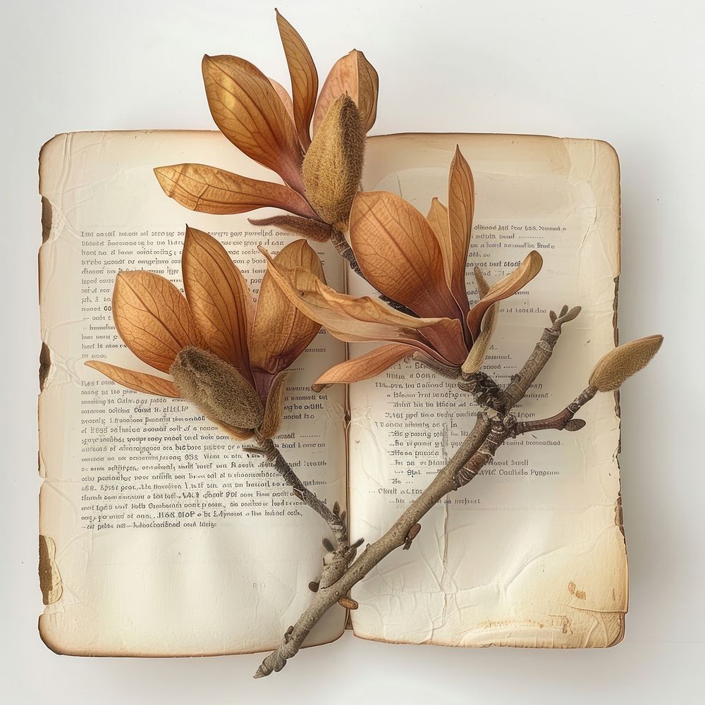 Magnolia flower page publication.