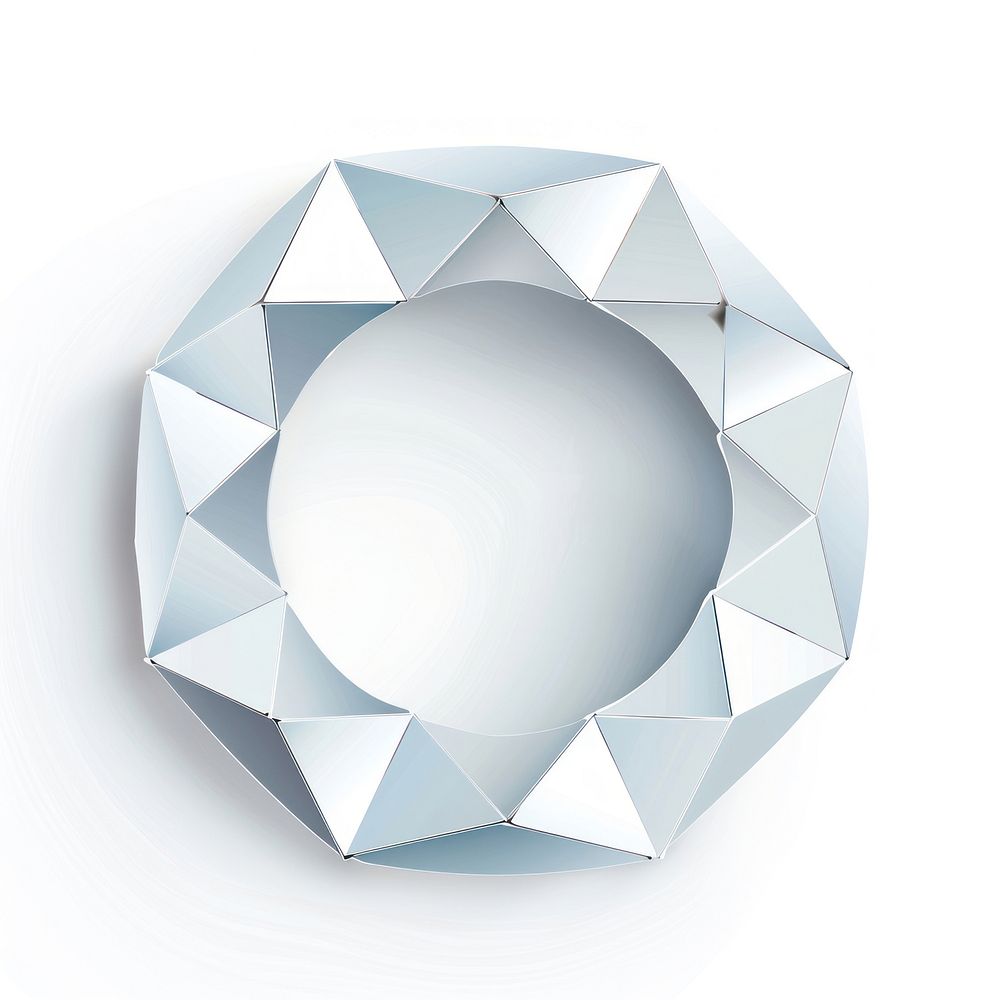 Diamond gemstone jewelry white background.