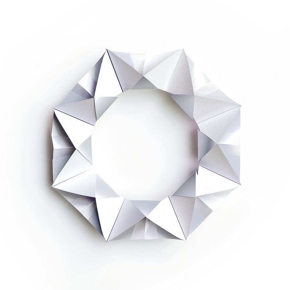 Paper art origami jewelry.