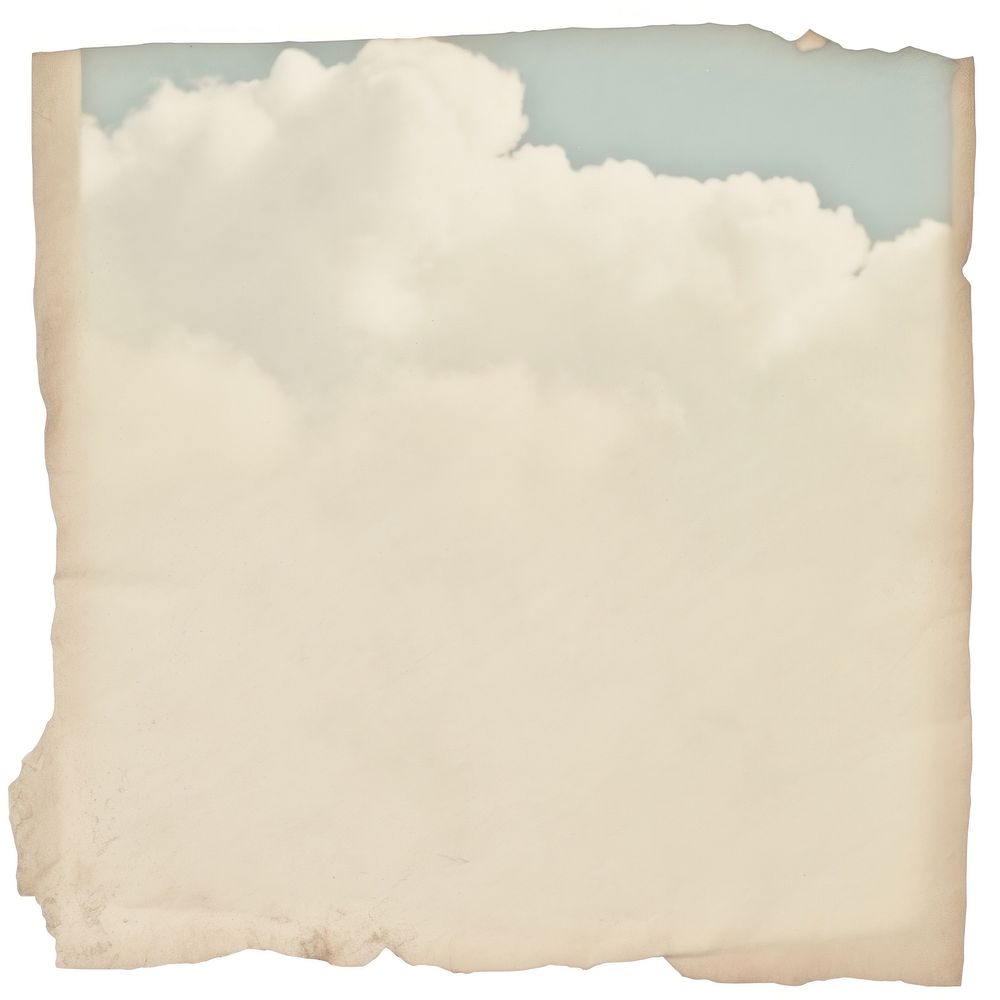 Clouds on ripped paper backgrounds text sky.