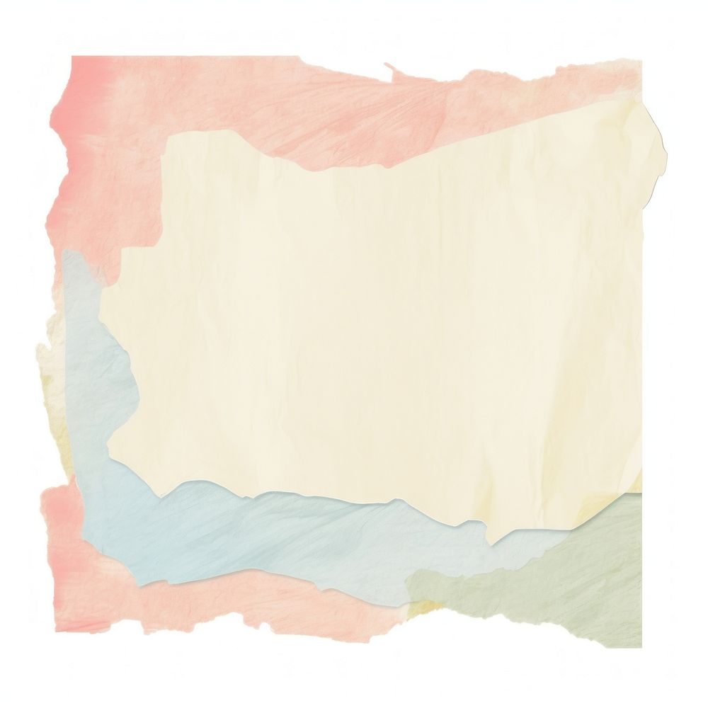 Abstract pastel color ripped paper backgrounds art white background.