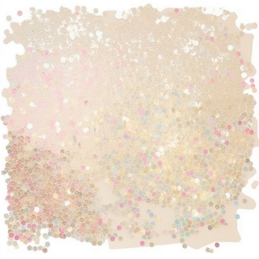 Aesthetic glitter sparkle ripped paper backgrounds confetti white background.
