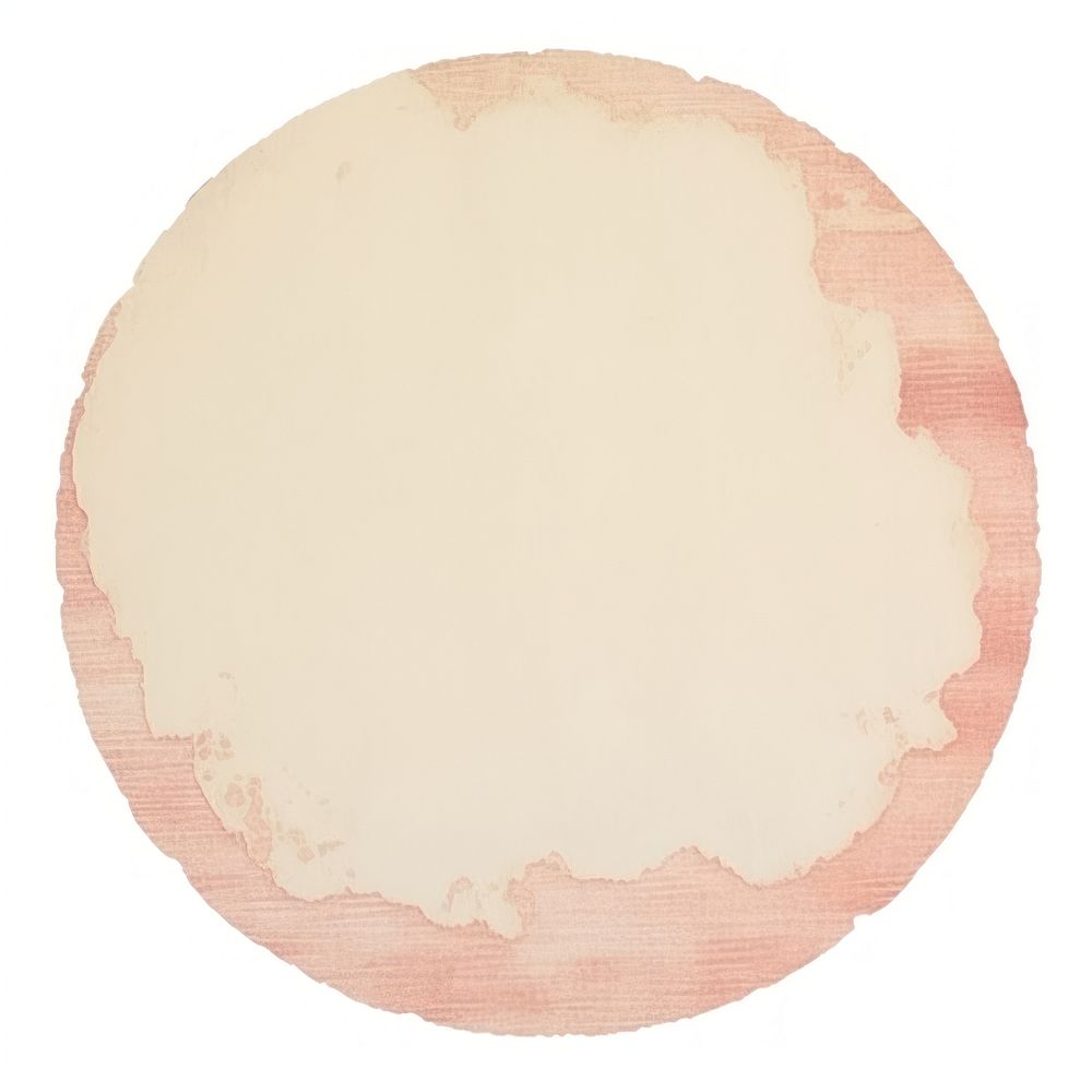 Aesthetic pastel circle shape ripped paper backgrounds white background microbiology.
