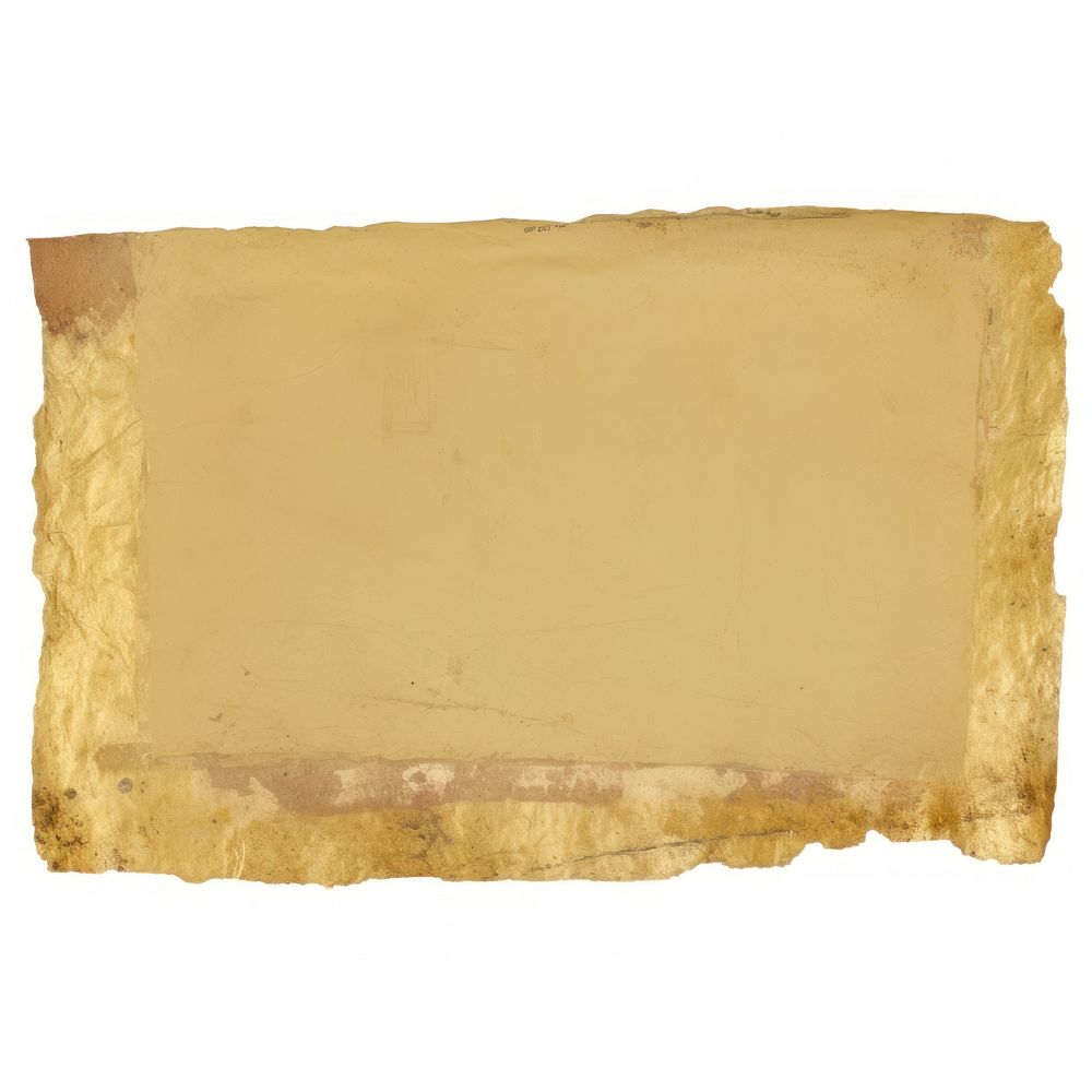 Gold bar ripped paper backgrounds white background rectangle.