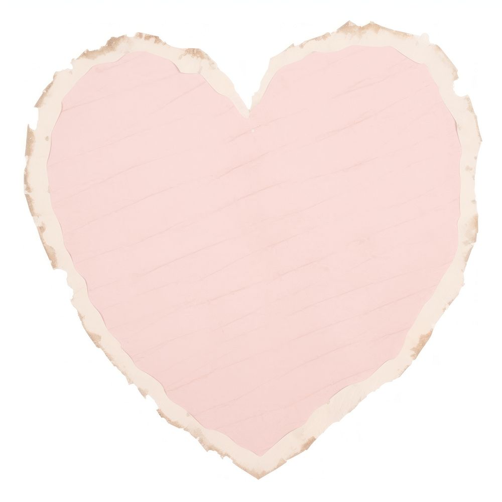 Pink heart shape ripped paper backgrounds white background rectangle.