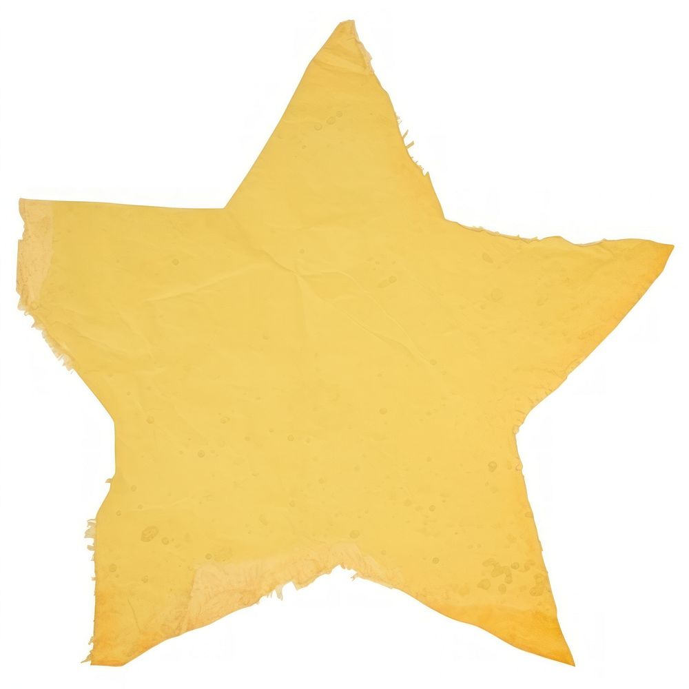 Yellow star ripped paper backgrounds white background textured.