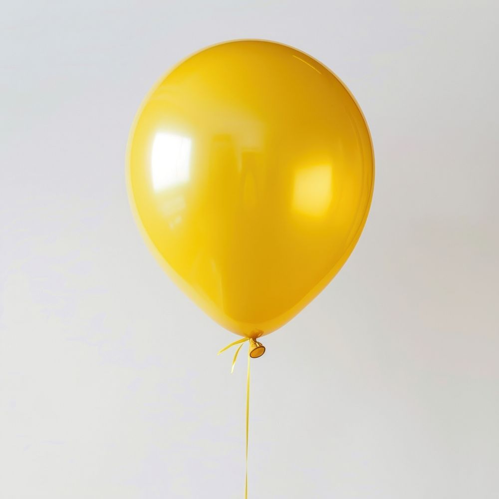 Yellow balloon anniversary celebration birthday.