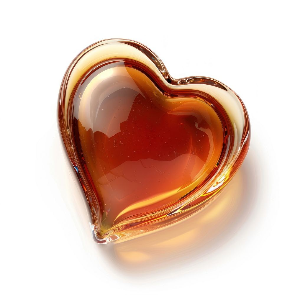 Heart shaped Maple syrup isolate accessories accessory jewelry.