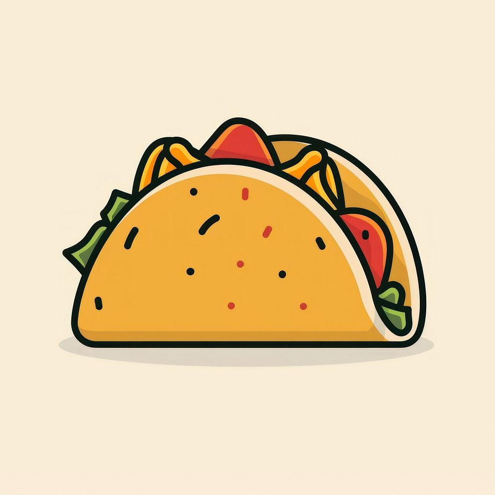 Logo of taco food freshness sandwich.