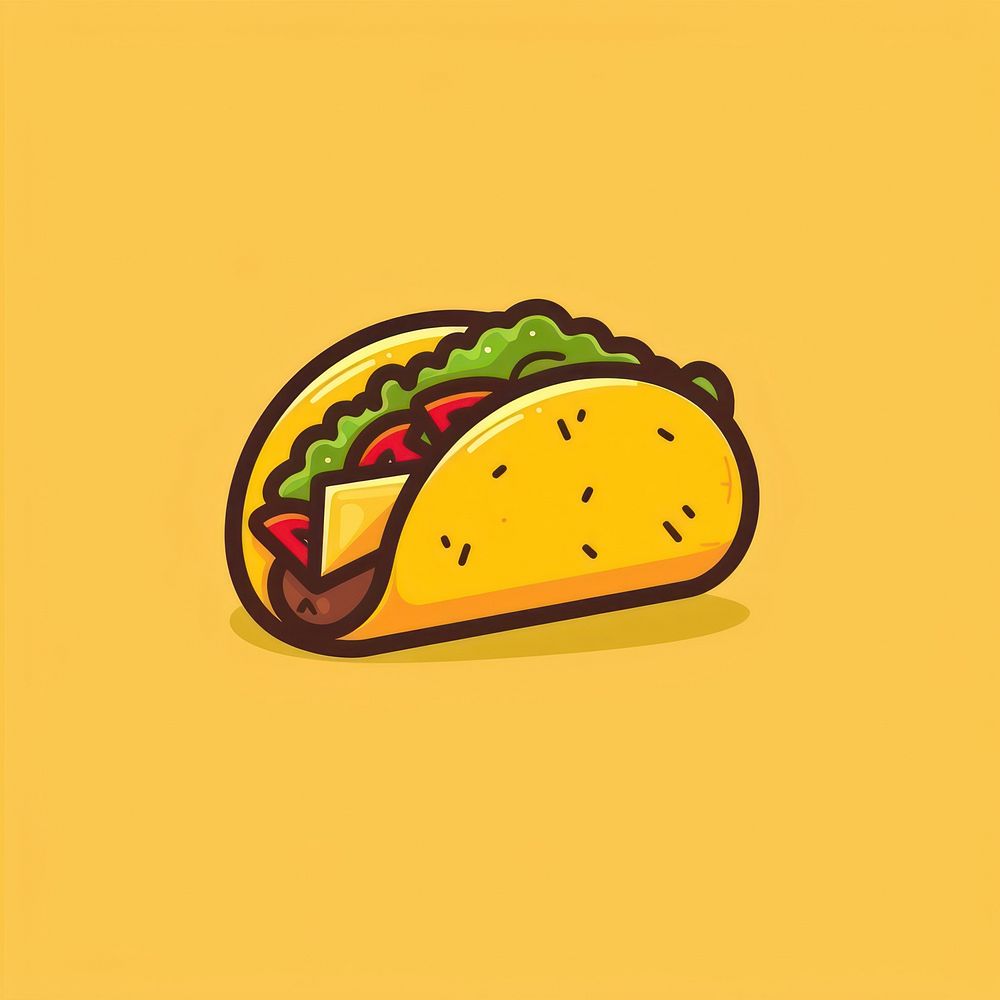 Logo of taco food vegetable hamburger.