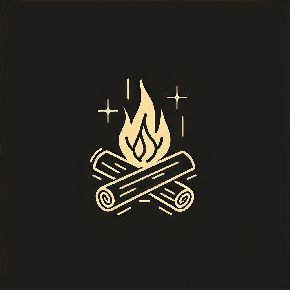 Logo of campfire darkness firewood baguette.