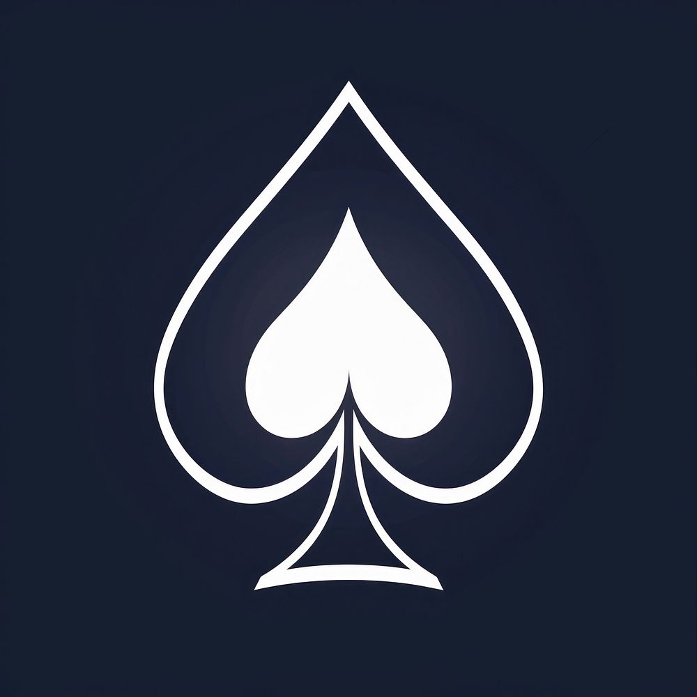 Logo of poker symbol recreation gambling.
