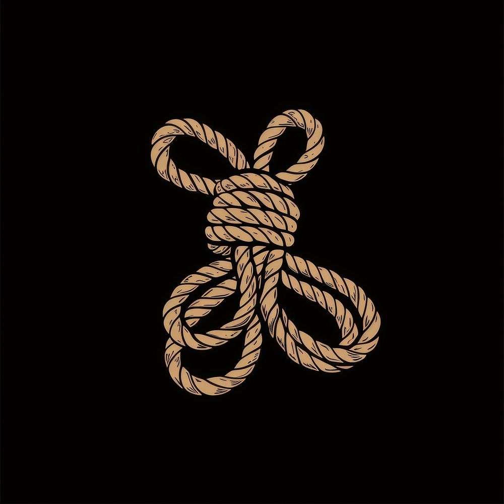 Logo of rope knot durability creativity.