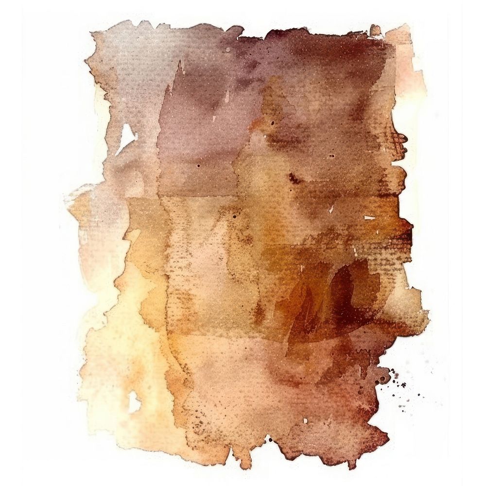 Watercolor of stain backgrounds paper brown.