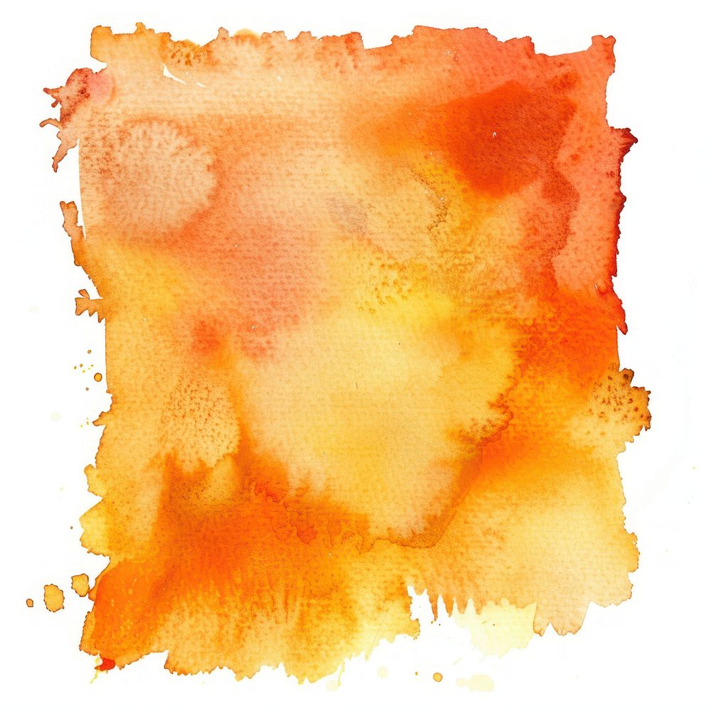 Watercolor of stain backgrounds orange color splattered.