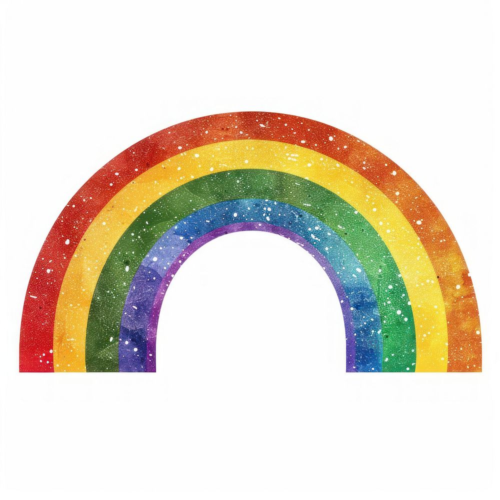 Rainbow with rainbow image backgrounds font white background.