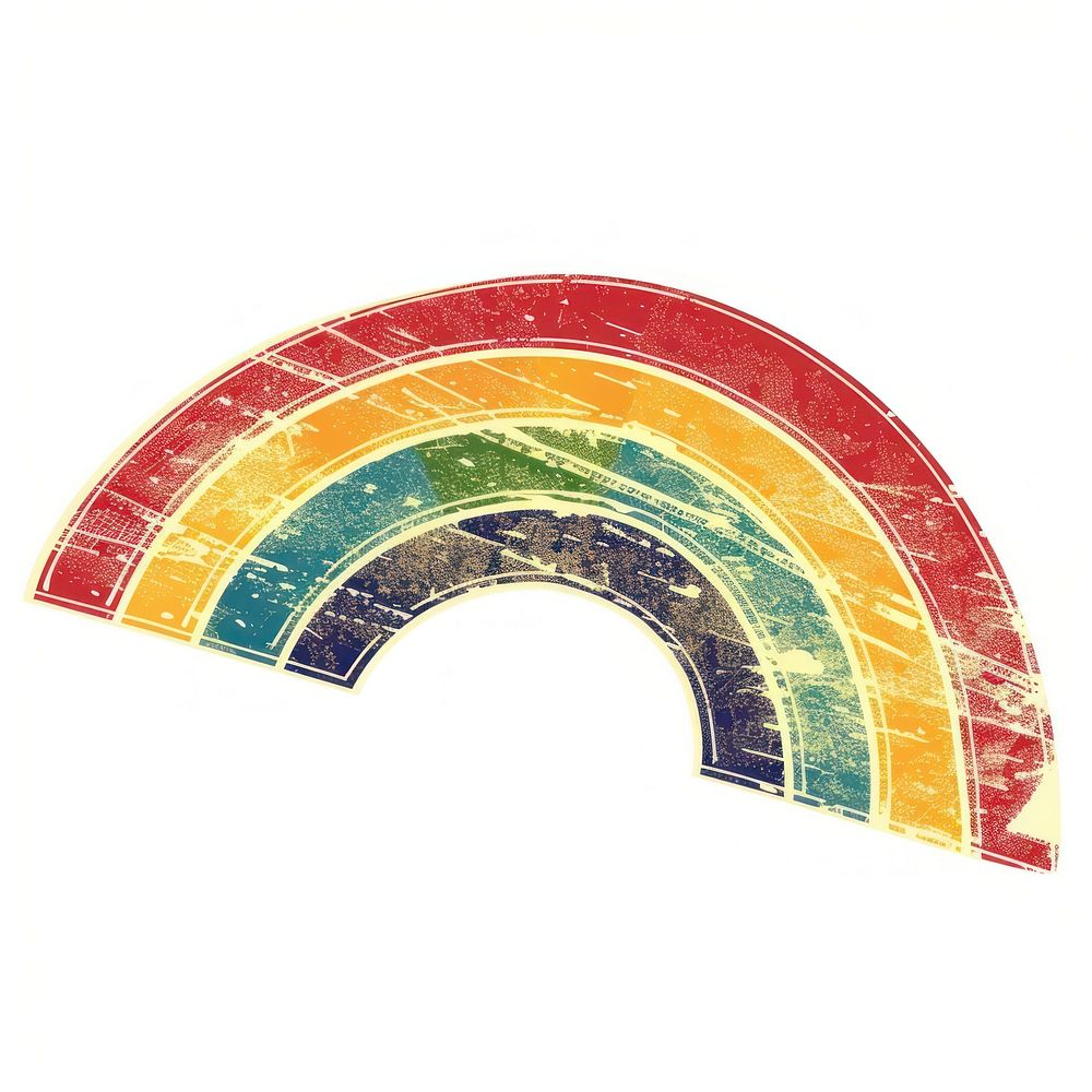 Rainbow with rainbow image pattern white background architecture.