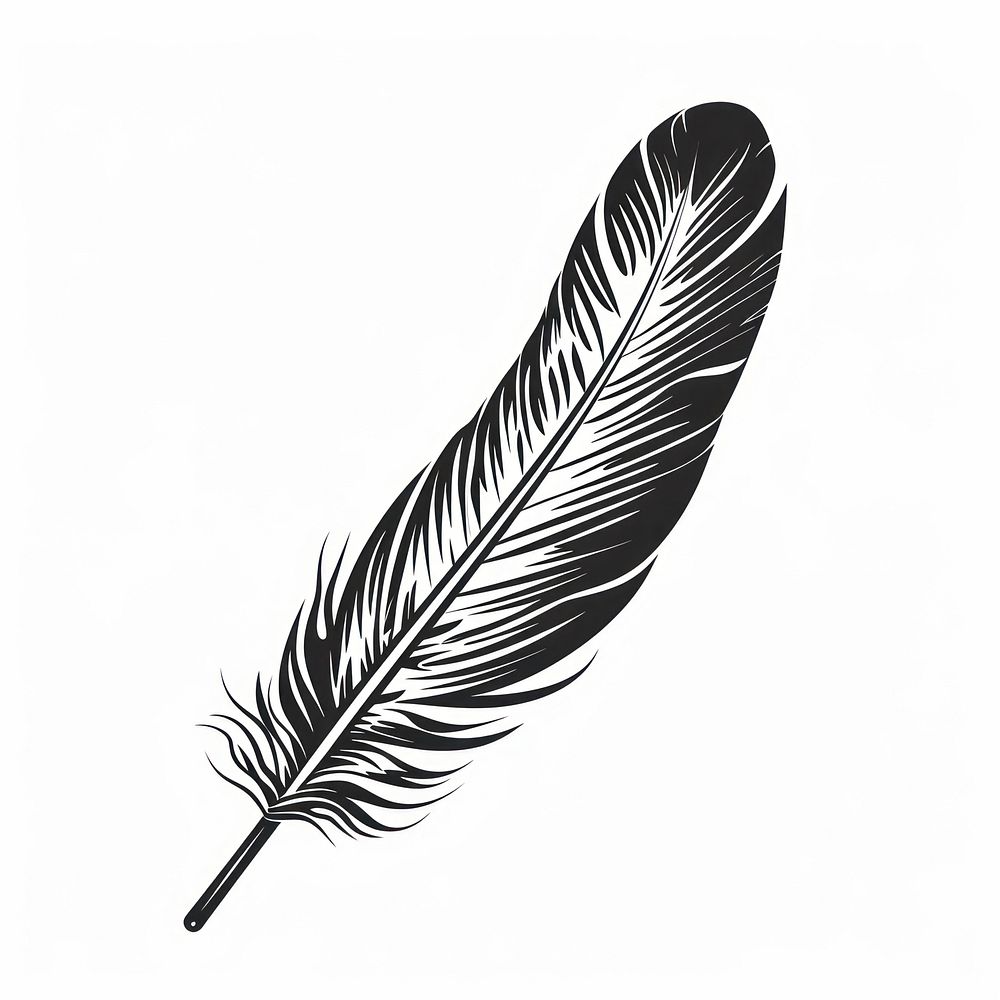 Feather logo white background lightweight.