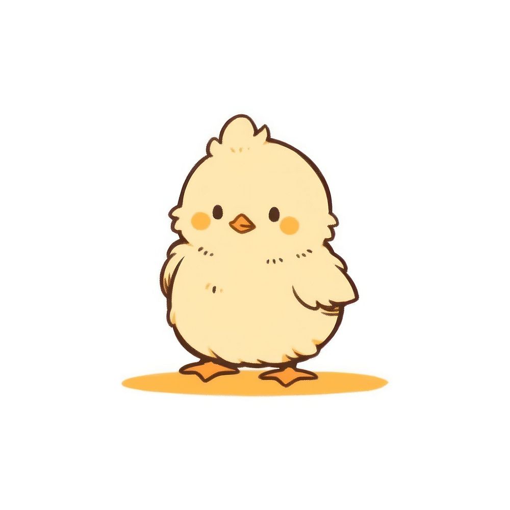 Baby chicken animal bird representation.