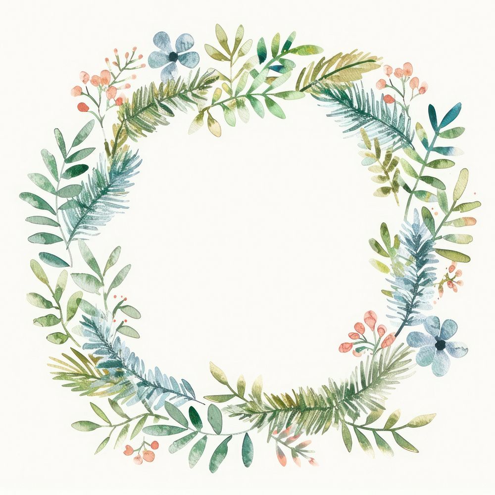 Pattern wreath backgrounds circle.