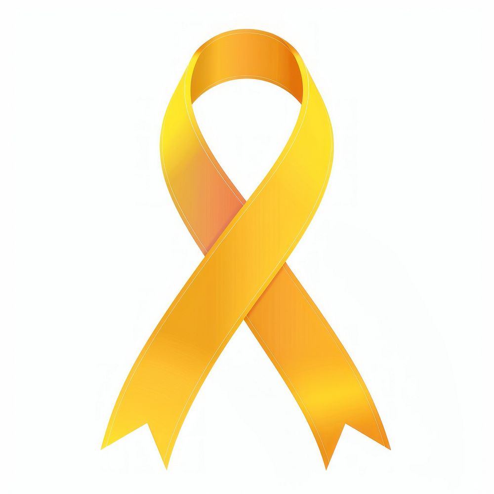 Yellow symbol white background ampersand.