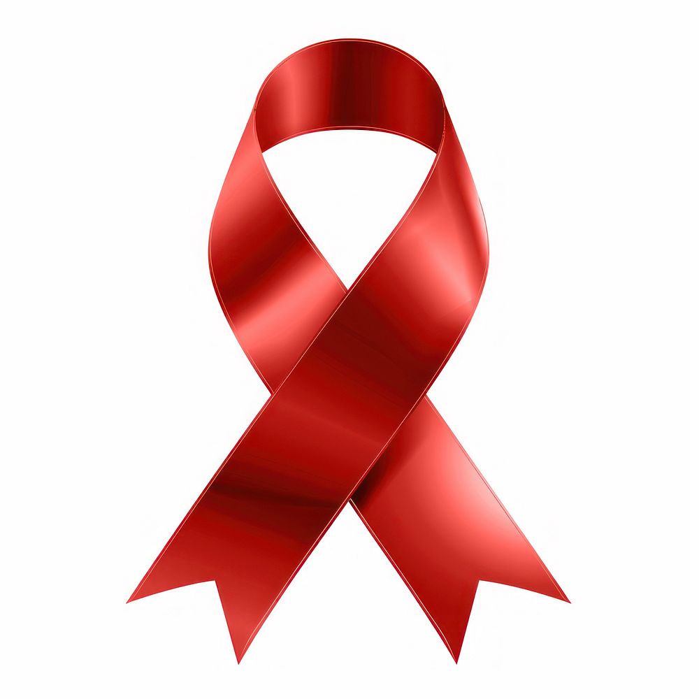 Red gradient Ribbon cancer symbol weaponry rocket.