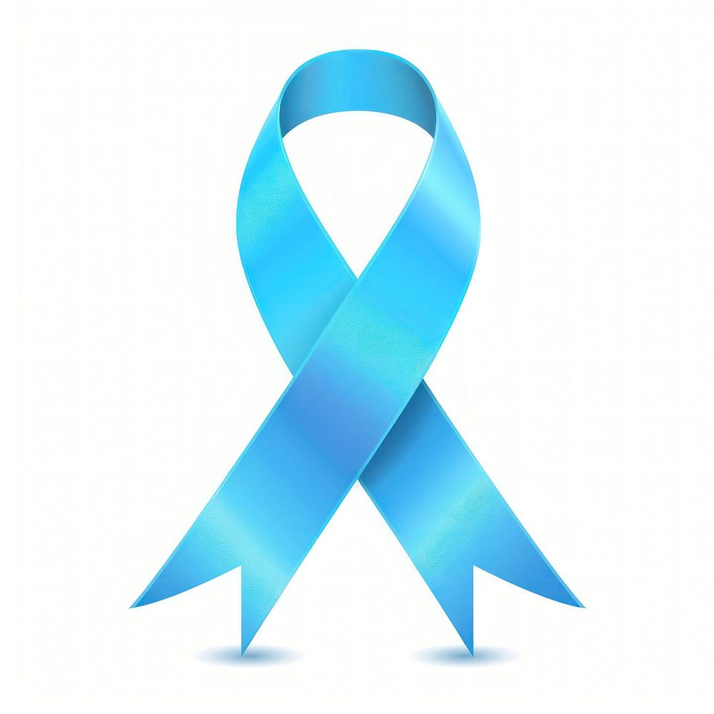 Light blue gradient Ribbon cancer symbol turquoise weaponry.