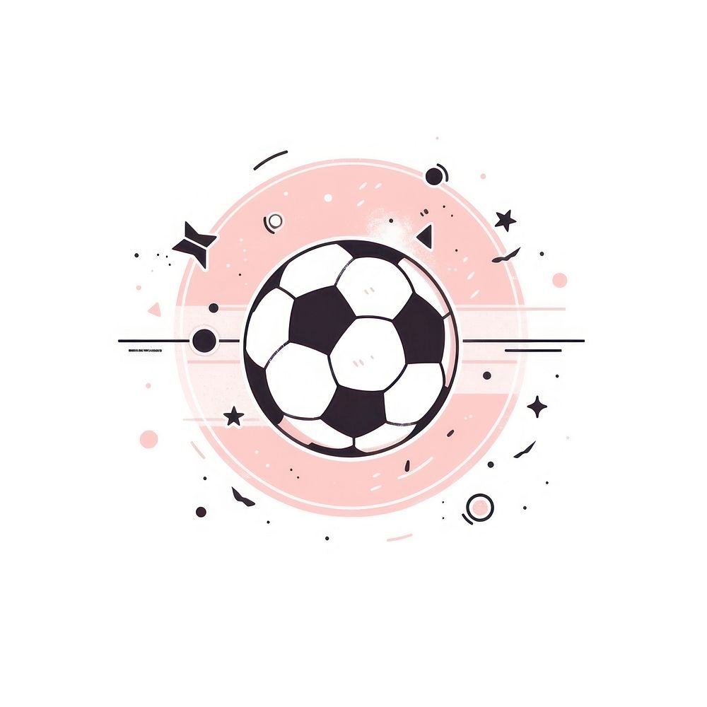 Soccer football sports line.