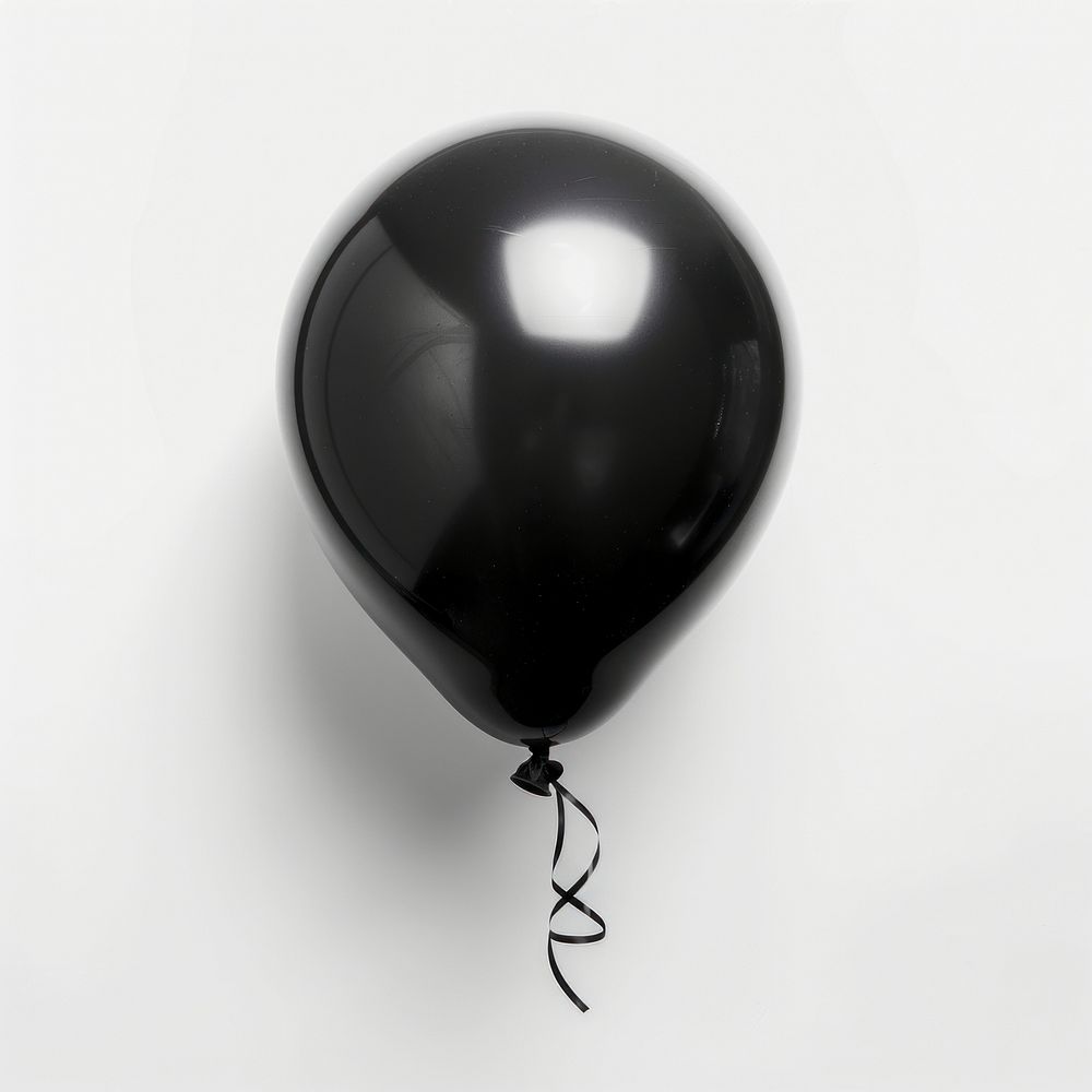 Black balloon celebration anniversary accessories.