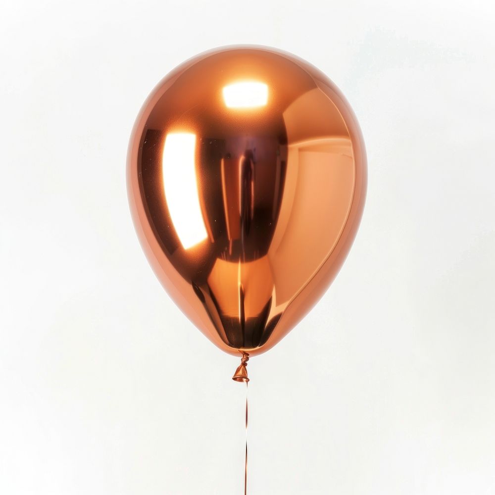 Copper balloon celebration lighting hanging.
