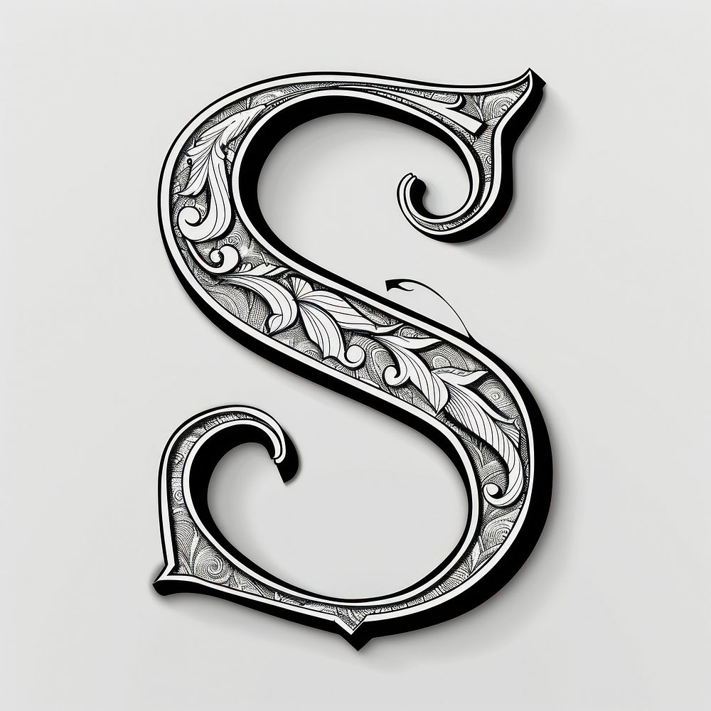 S letter alphabet accessories accessory jewelry.