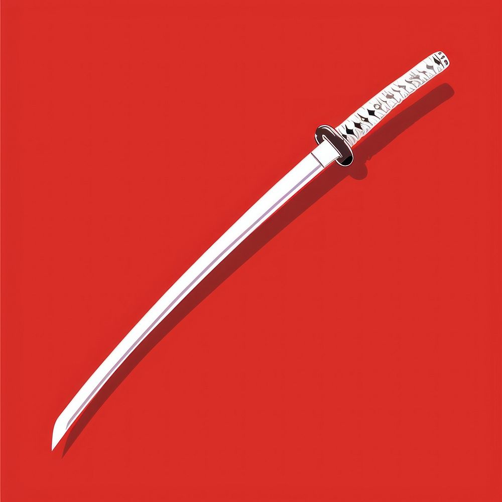 Samurai sword weaponry dagger person.