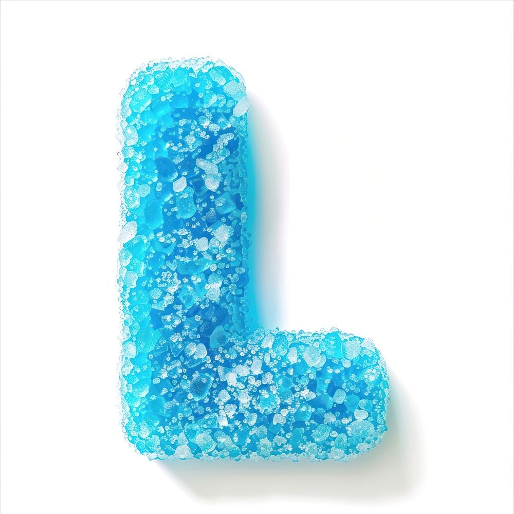 Confectionery turquoise crystal sweets.