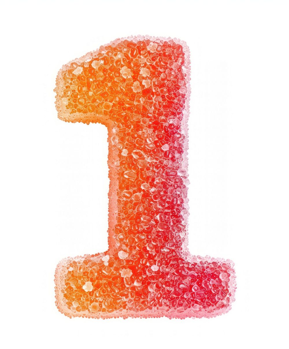 Number confectionery sweets symbol.