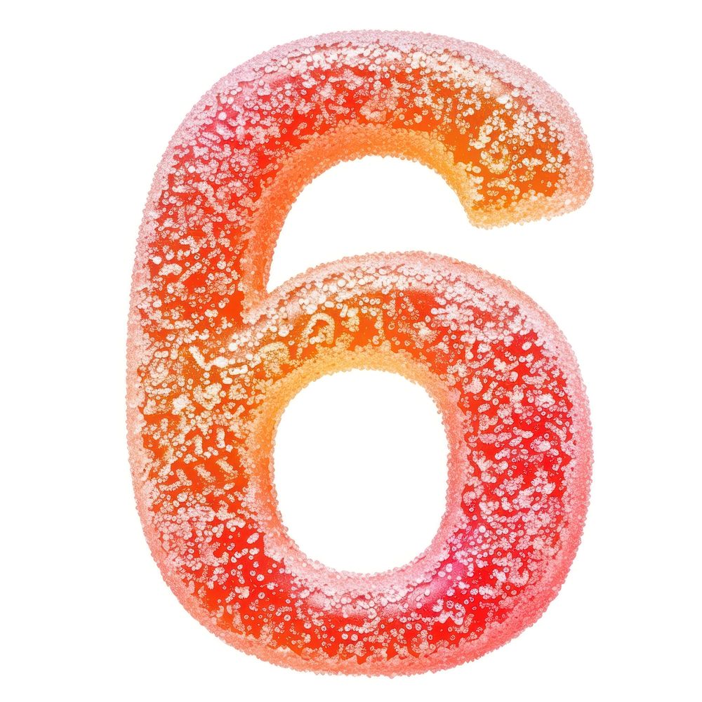Number confectionery symbol sweets.