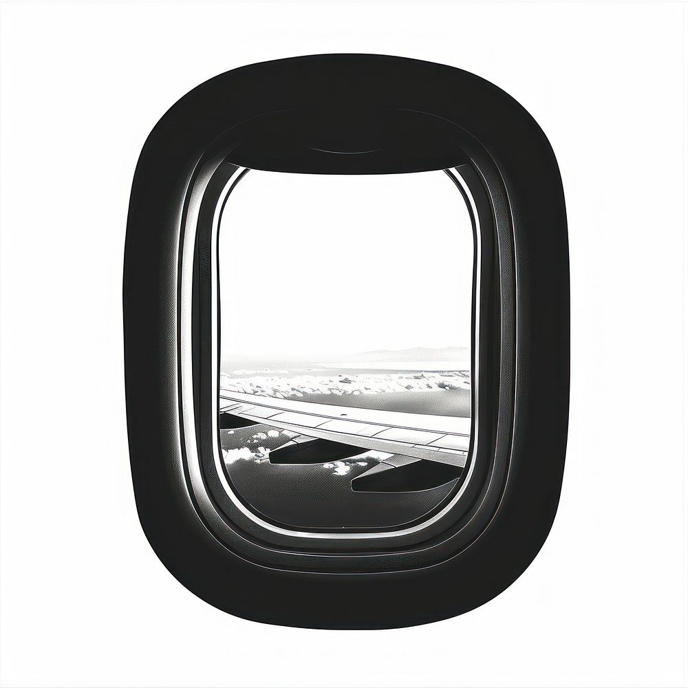 Window of plane photography porthole.