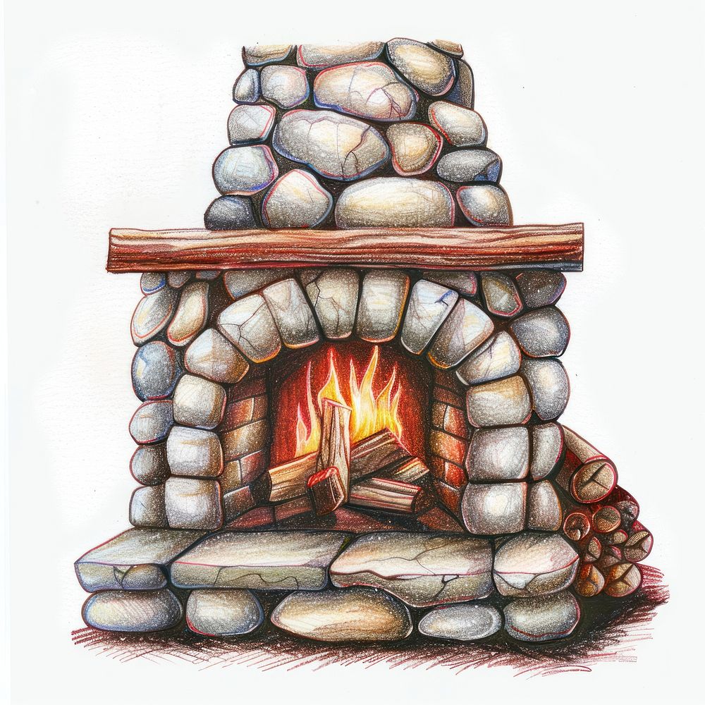 Fireplace indoors reptile hearth.