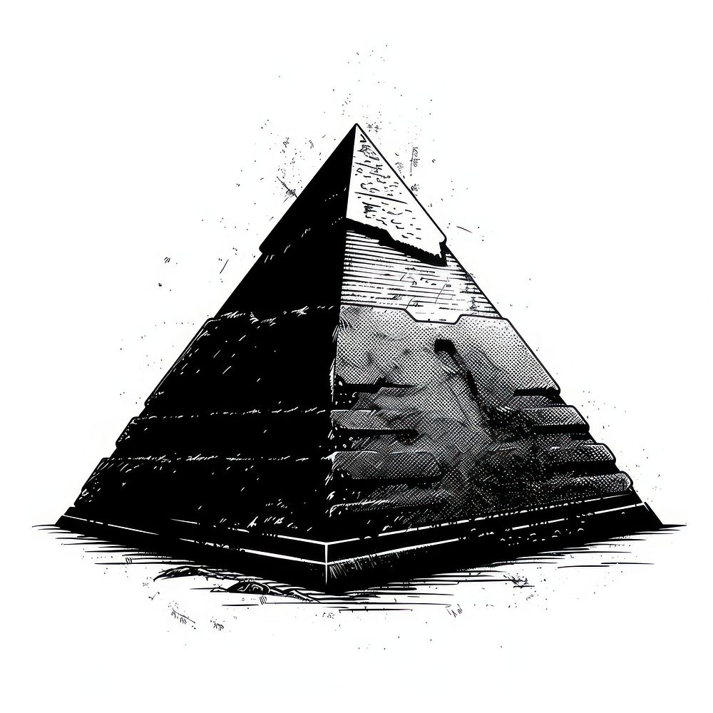 Pyramid architecture  triangle.