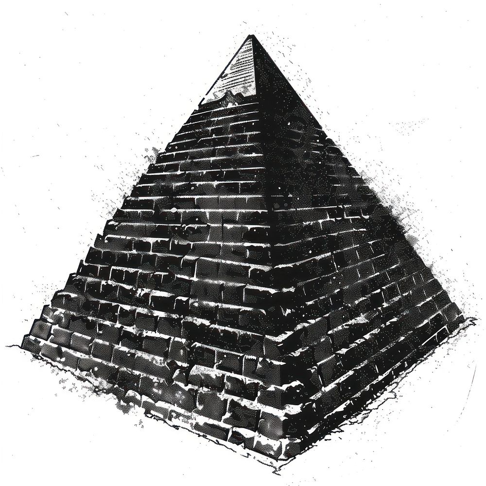 Pyramid architecture building triangle.