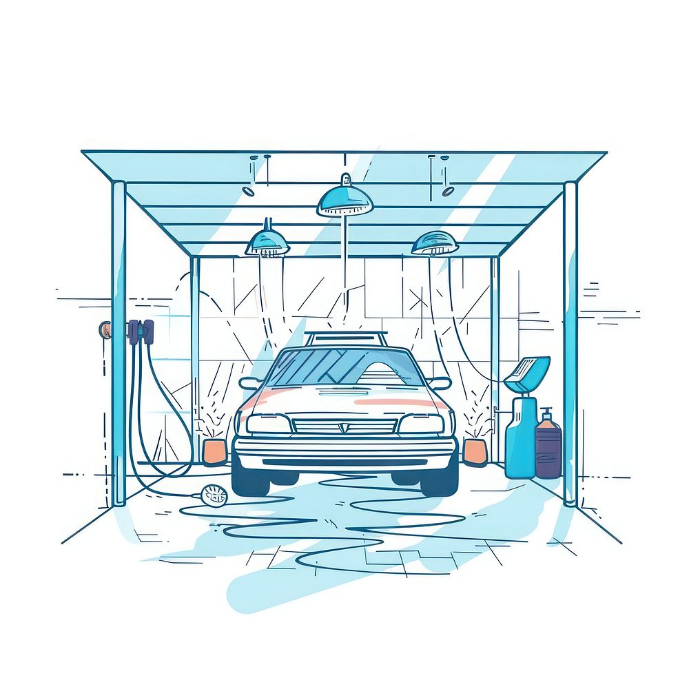 Car wash transportation automobile vehicle.