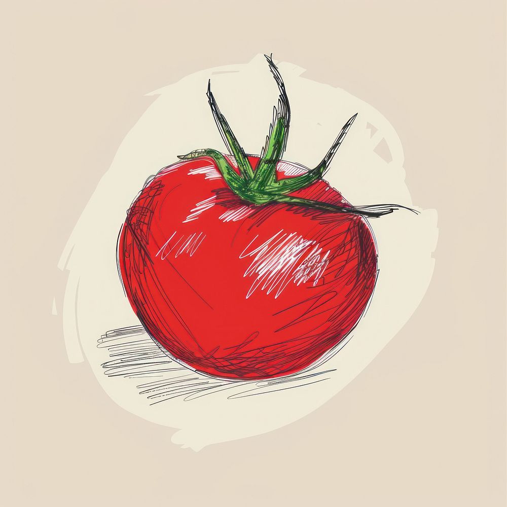 Tomato art vegetable produce.