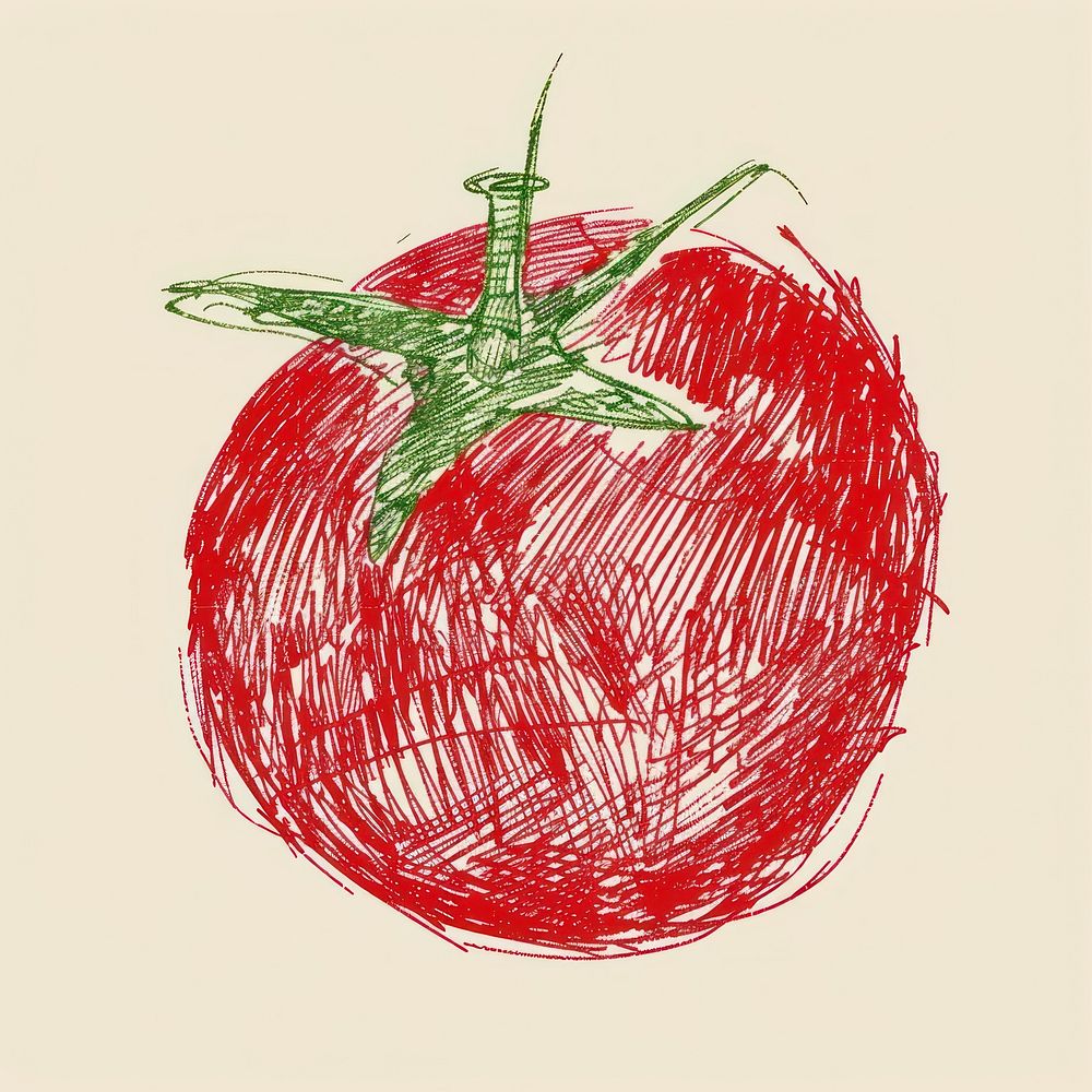 Tomato art illustrated astronomy.