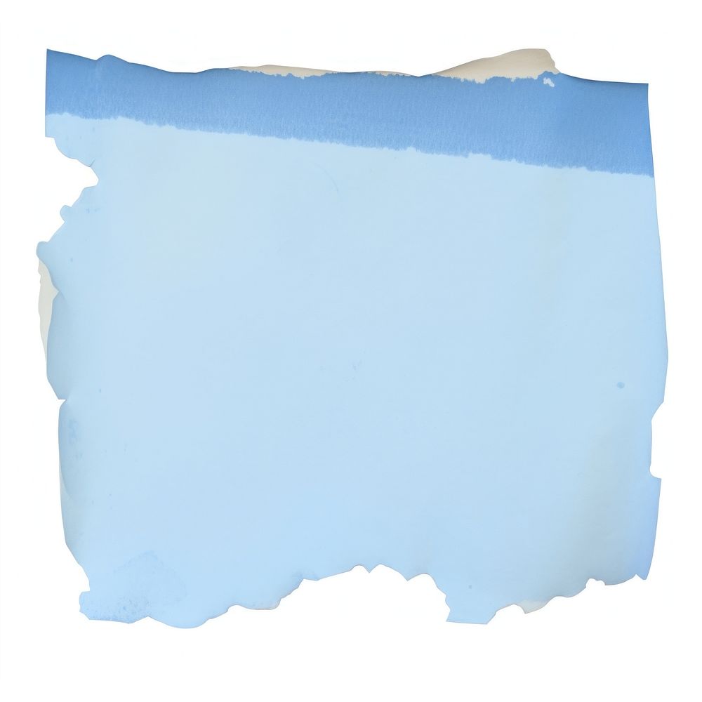 Blue gradient ripped paper text outdoors diaper.